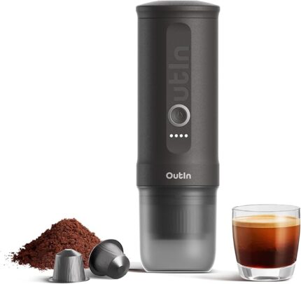 Nano Portable Espresso Machine with Battery, for Travel or Camping